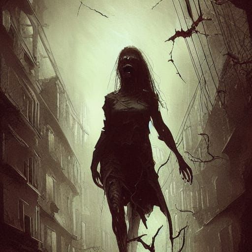 Sinister Zombie Apocalypse Beyond the Roses