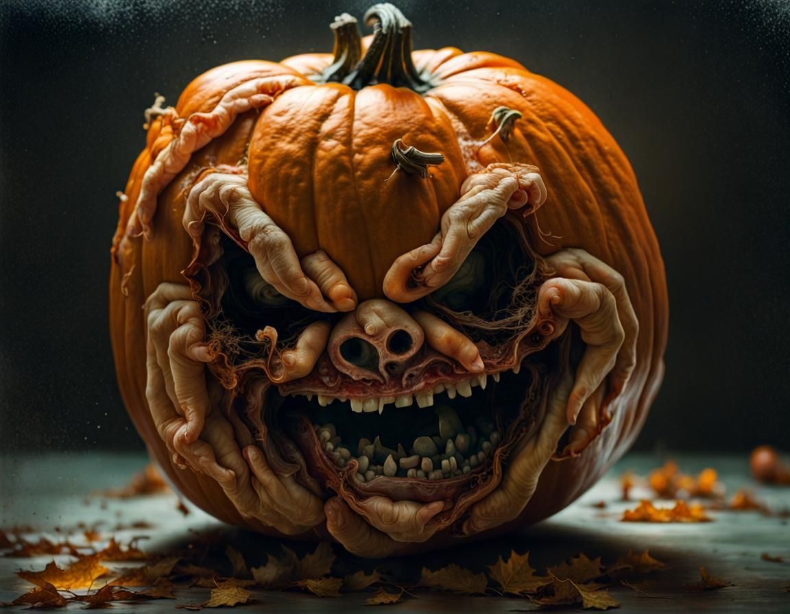 ugly fingery pumpkin