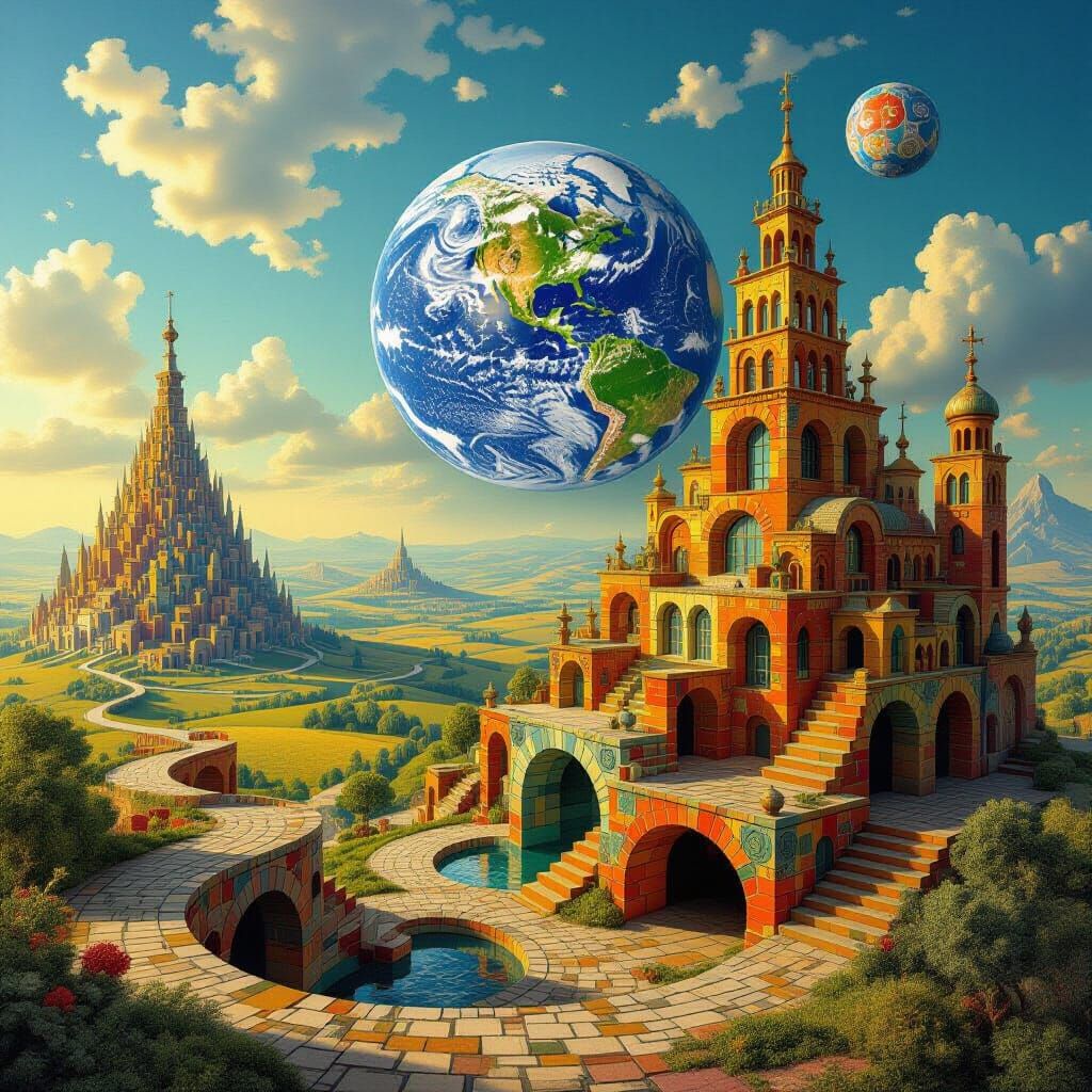 Surreal Distorted World Inspired by Dreamscapes