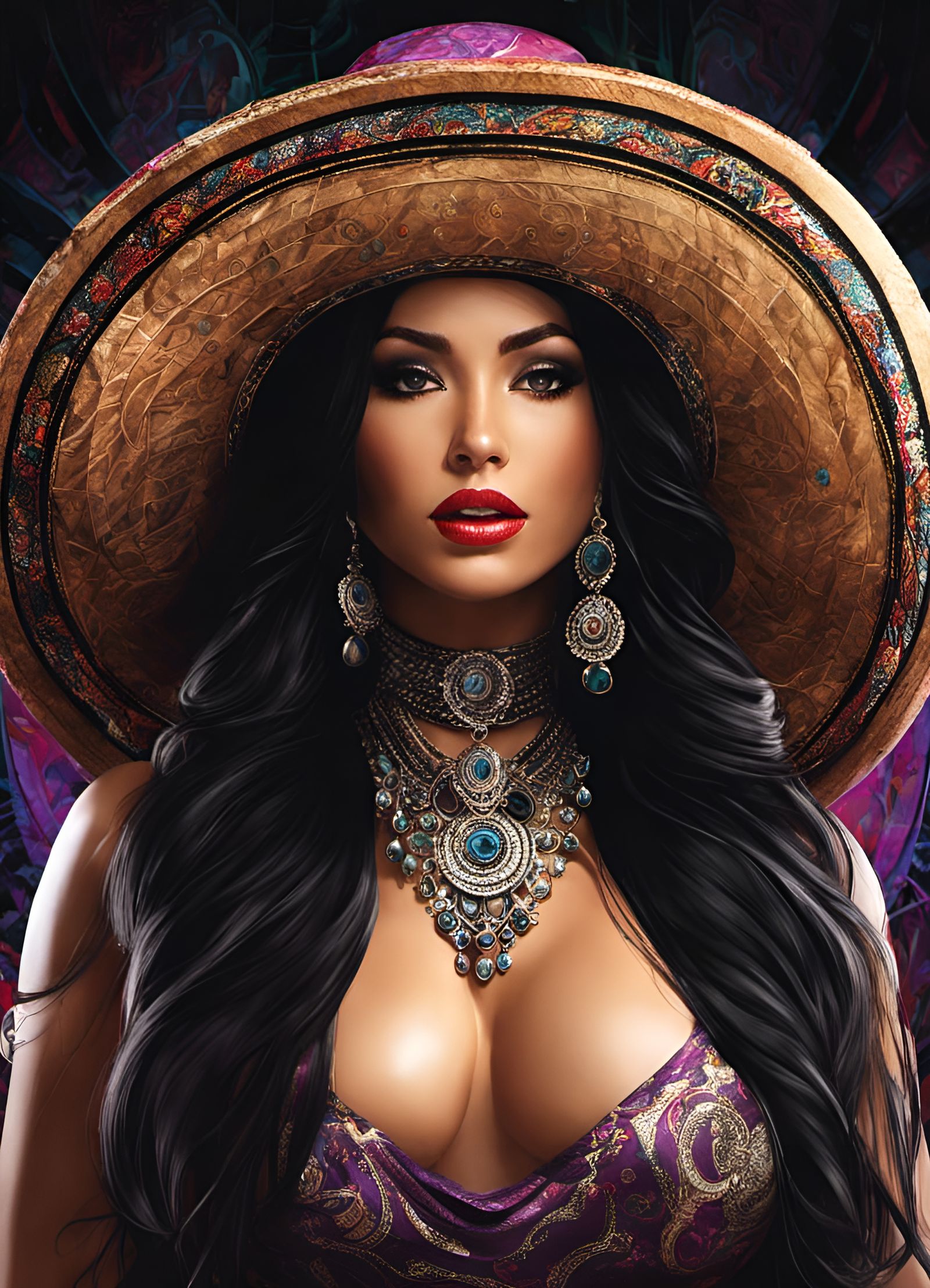 La Mexicana en morada