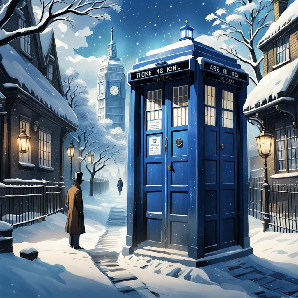 Doctor Who: William Hartnell in Ghibli Anime Style