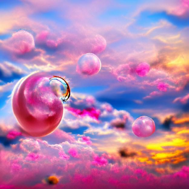 Bubblegum Pink Sky in 8K Resolution