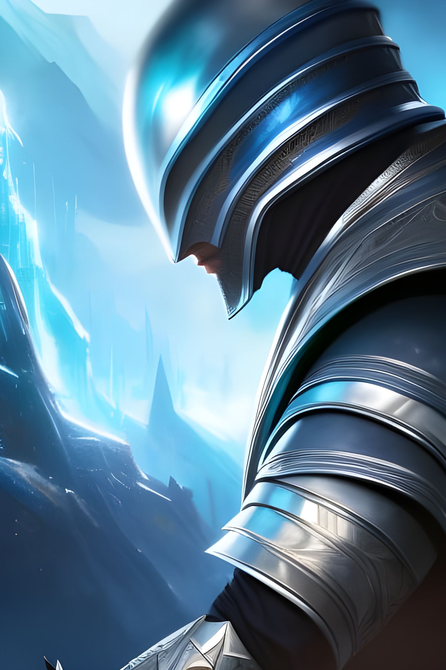 Armored Sorcerer Portrait in Unreal Engine 5