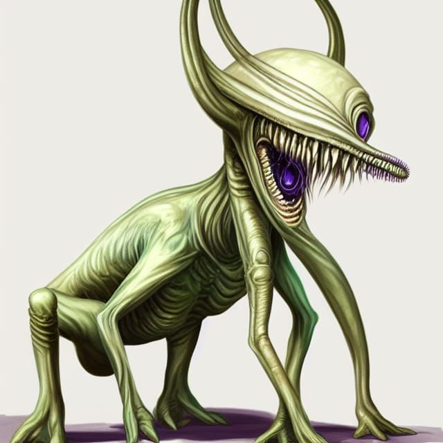 Eldritch Interdimensional Alien Wildlife Guide Portrait