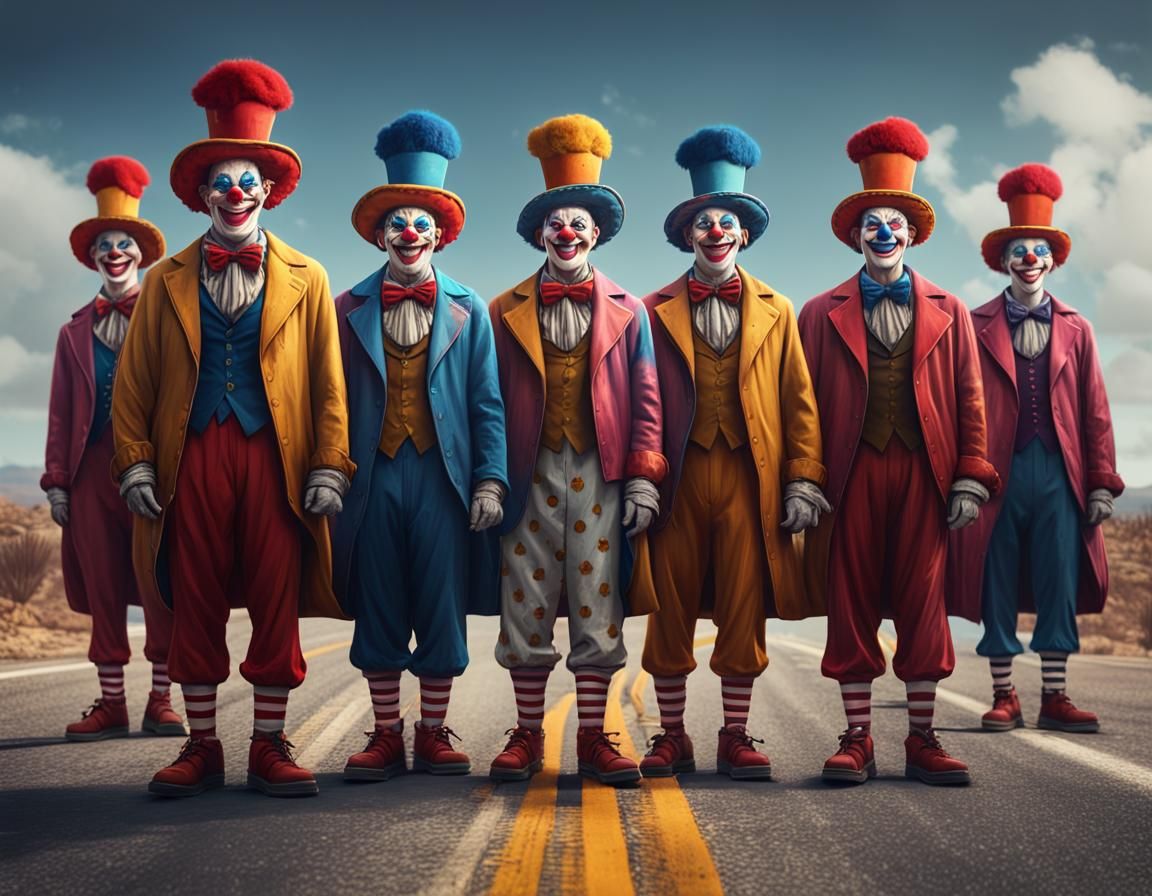 The clowns approach.