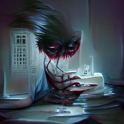 Sinister Institutionalization, Dark Fantasy Illustration