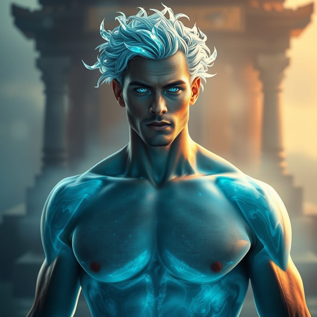 Water Spirit: Ethereal Prince Daemon Inspired Art