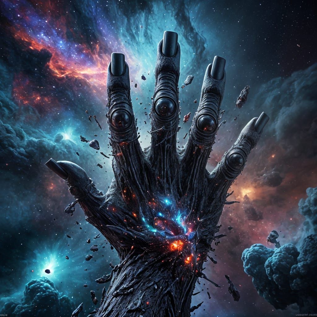 Hideous Hand Emerges from Nebula Darkness