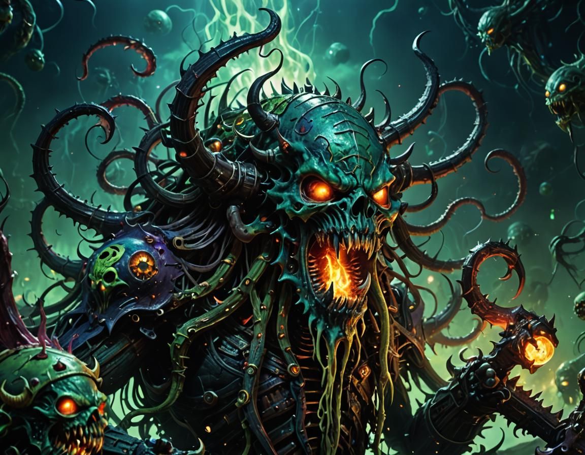 Ethereal Cosmic Horror with Daemonic Entities