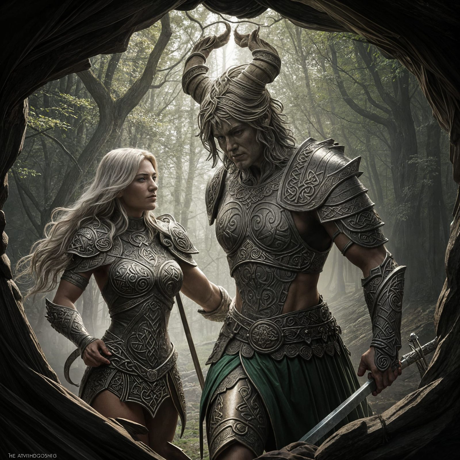 Legendary Celtic God Masterpiece