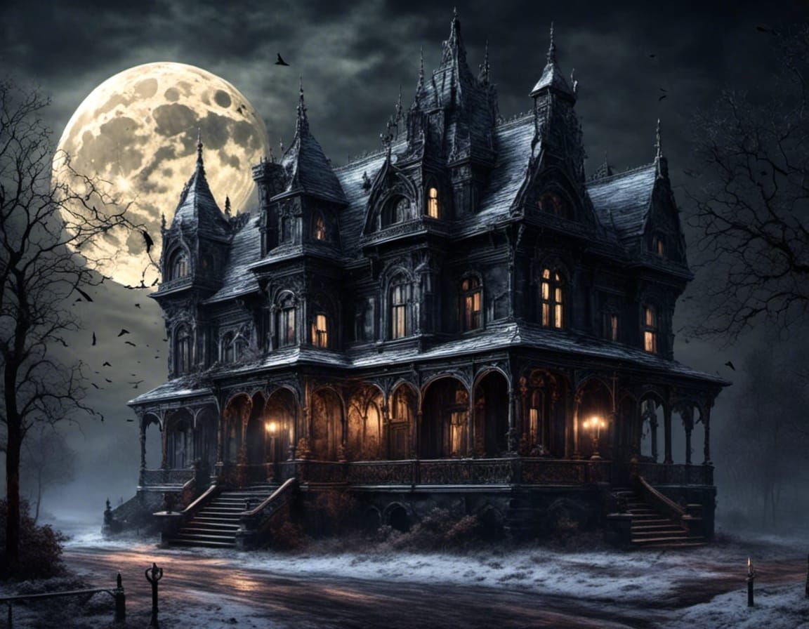 gothic haunted house