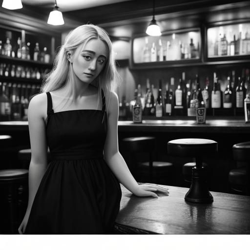 Saoirse Ronan Film Still at a Bar
