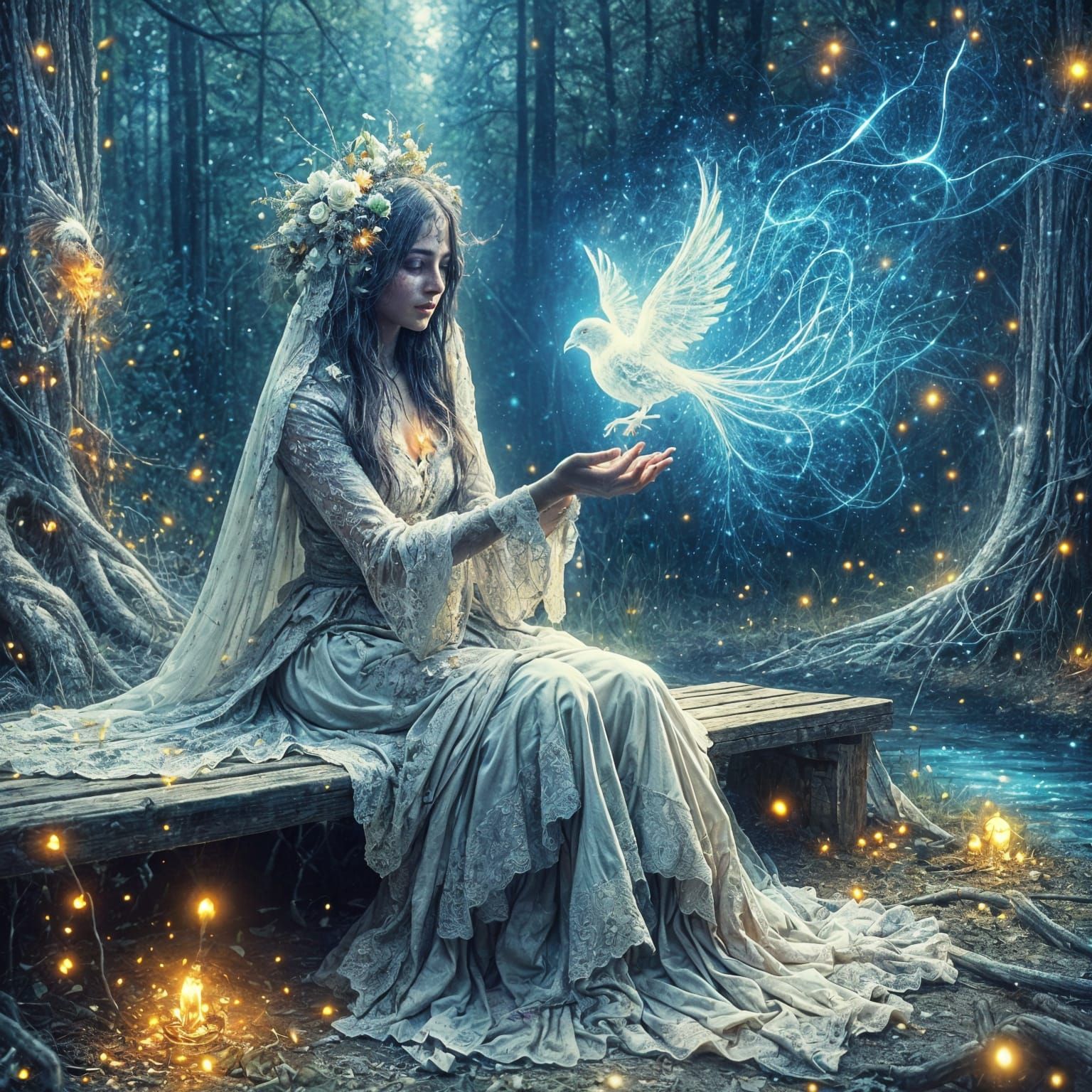 The Little Blue Bird of Happiness