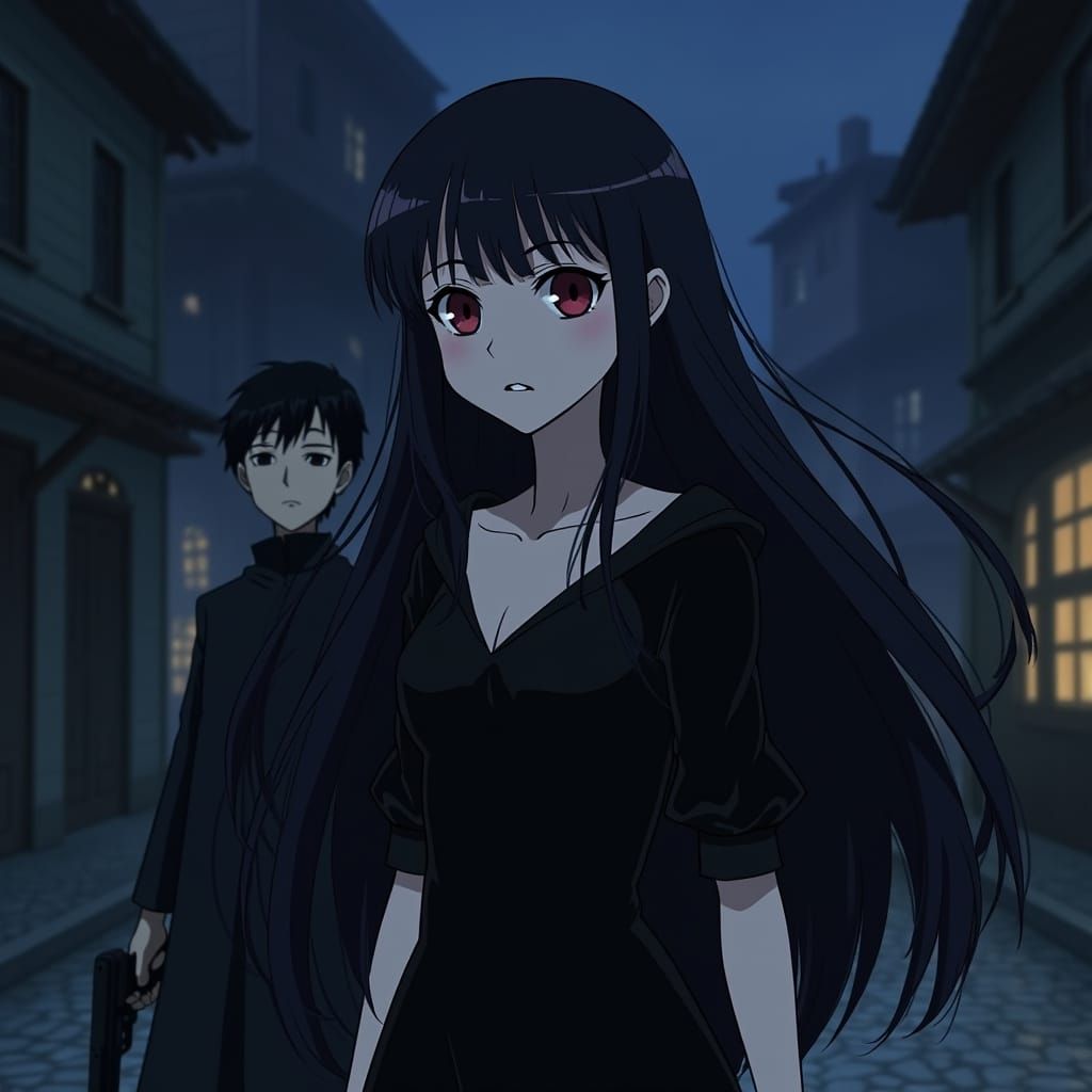 Vampire Agent Confronts Assassin: Anime Style
