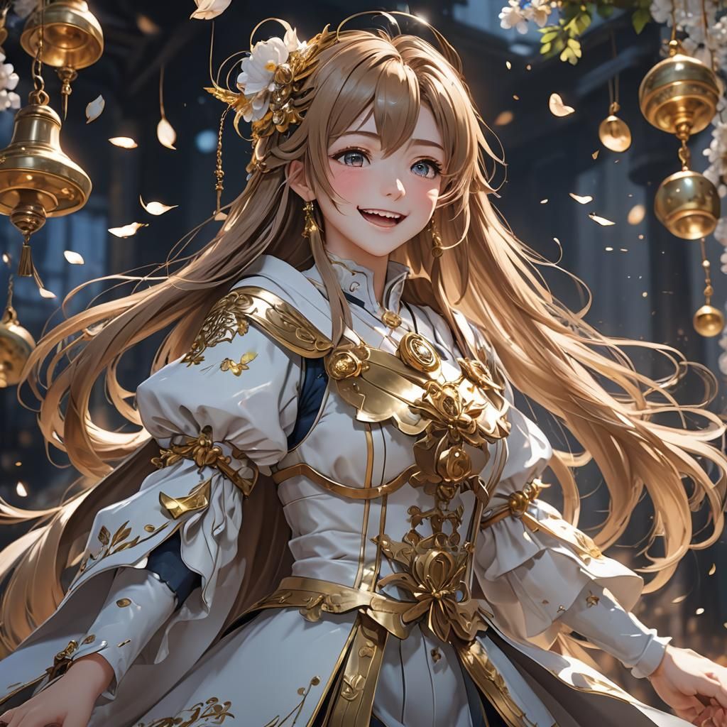 Detailed 3D Anime Art Inspired by Genshin Impact