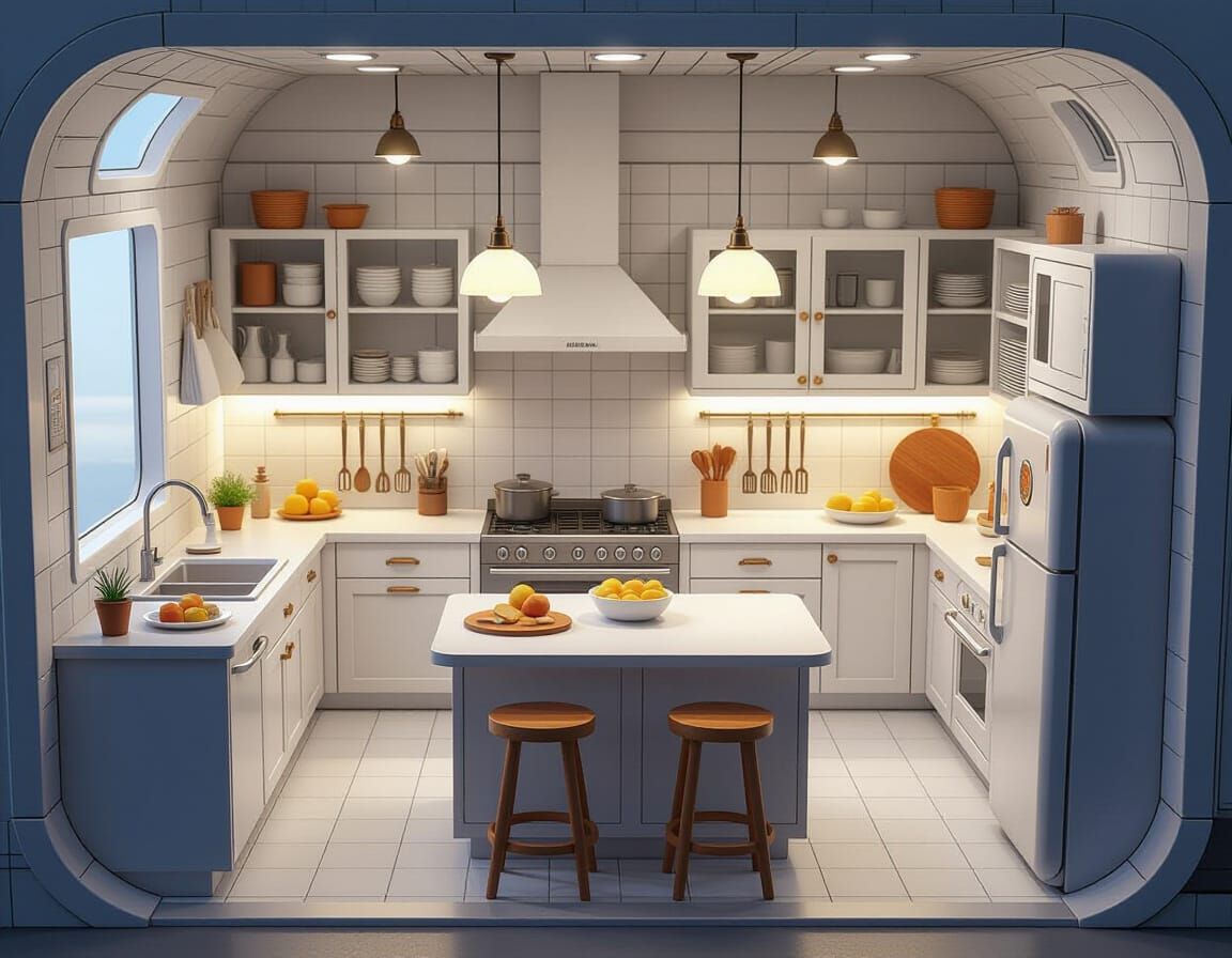 Floor Plan of a Kitchen Toy