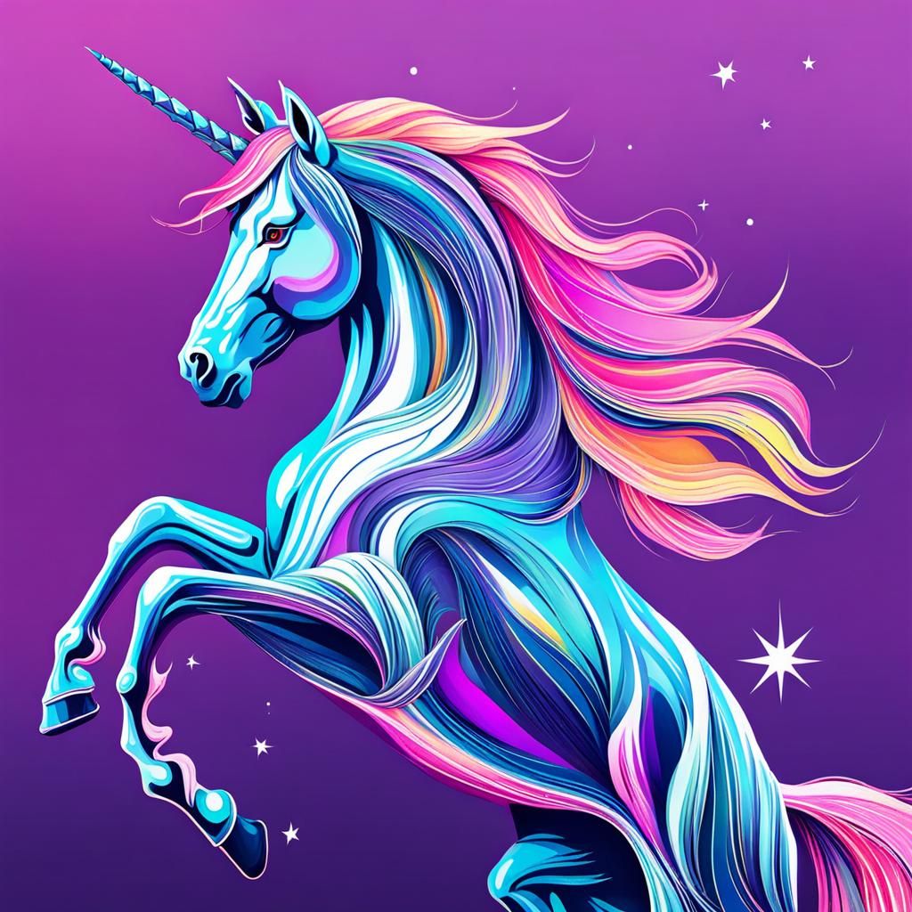 Majestic Unicorn Image Generated by AI