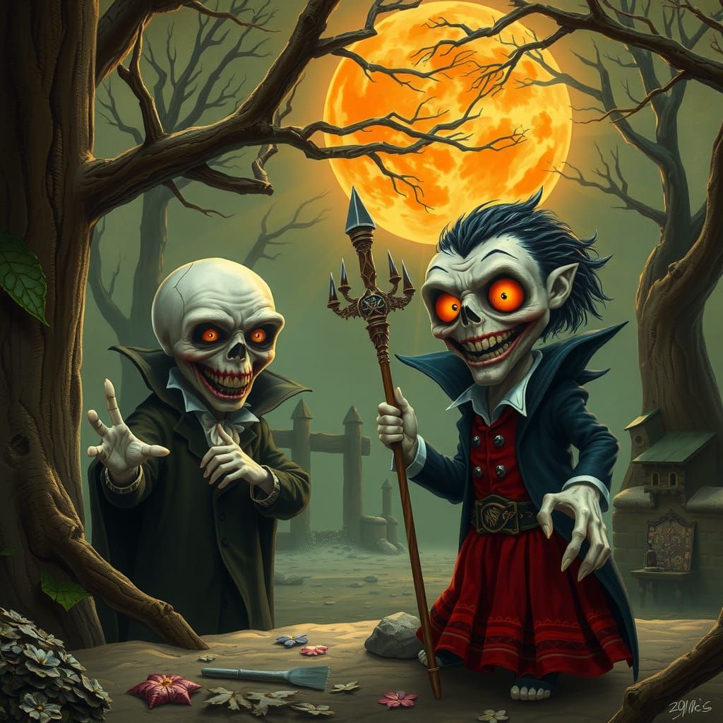 Cute Vampire Theme Park in Classical Style