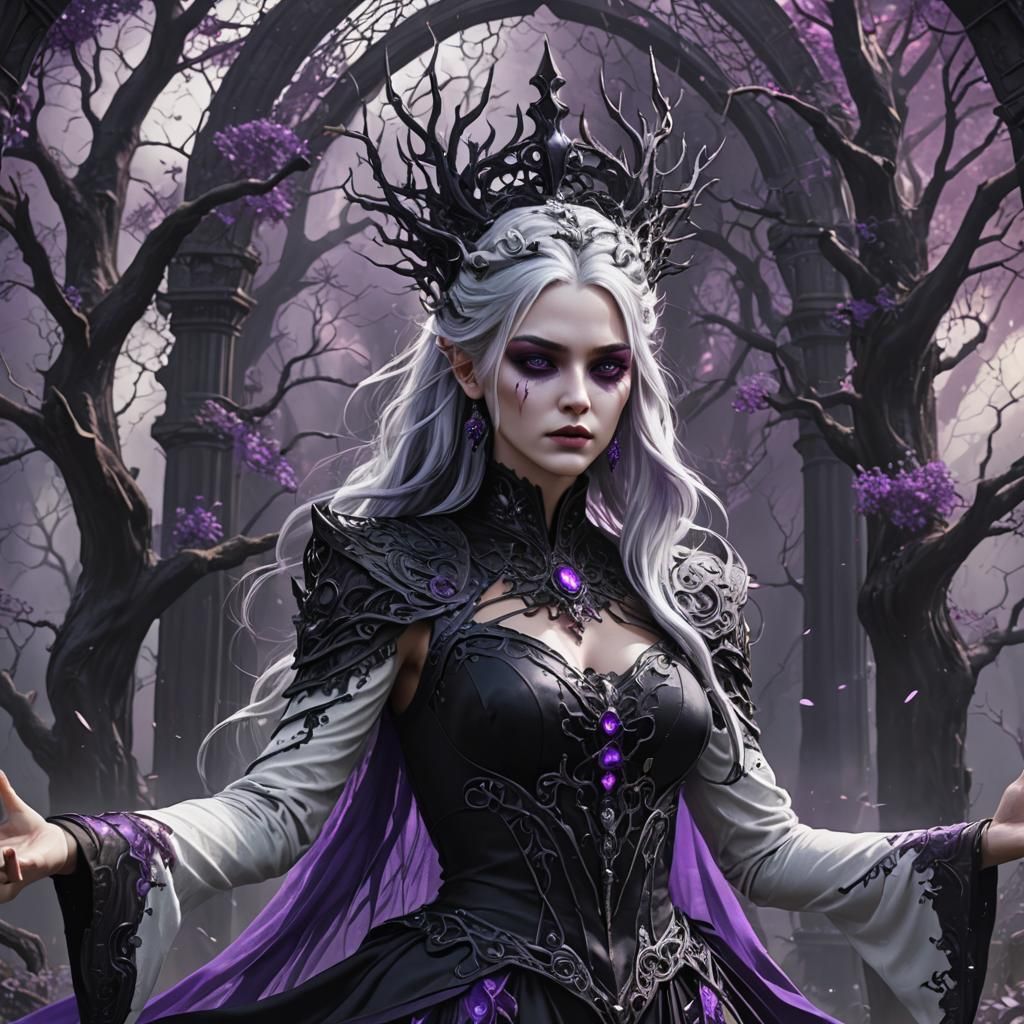 Two-Tone Goddess of Death in Soul Realm