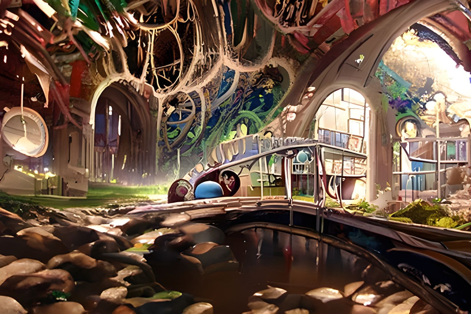 Cosmic Hamster Wheel: Anime Key Visual by Shinkai