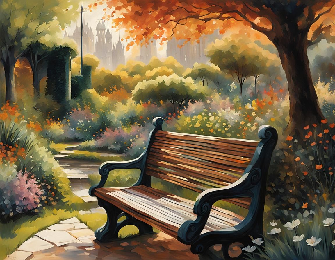 Garden Witch: Acrylic Art with Occult Elements