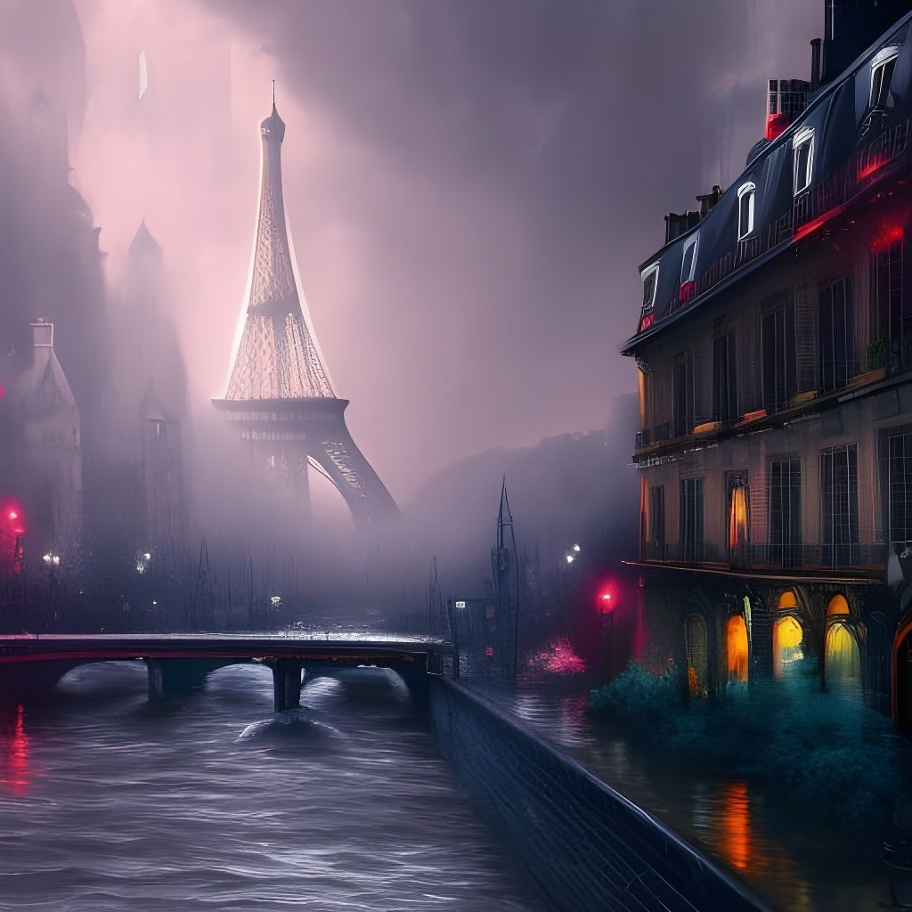 Flooded Paris: Eiffel Tower Disaster in Unreal Engine