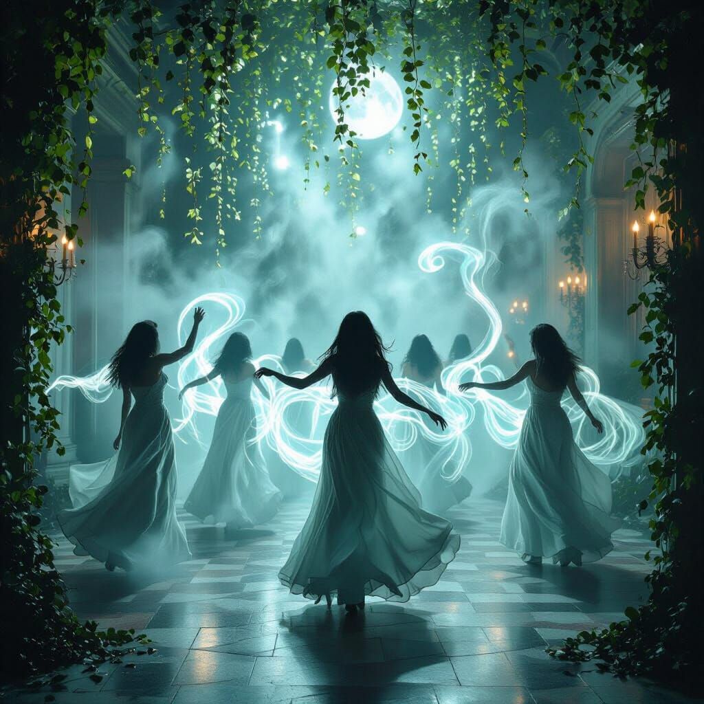 Spectral Dancers in Ethereal Ballroom