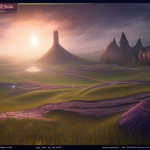 Detailed Crop Circle Matte Painting