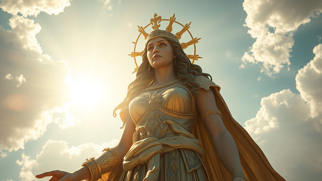 Athena: Goddess of Wisdom in Digital Painting