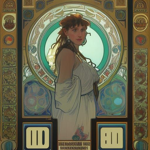 Vintage-Inspired 8K Portrait of the 4th Doctor in Cyberpunk...