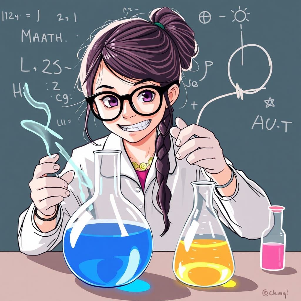 Math Girl Loves Chemistry and Physics