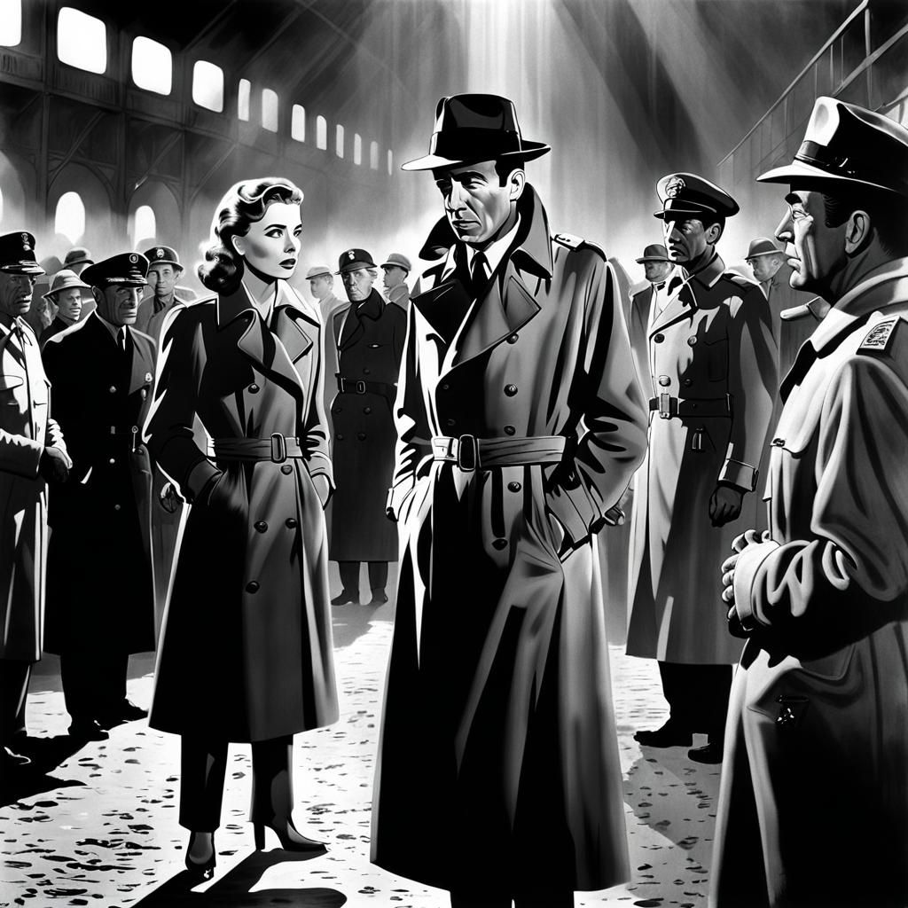 “Ilsa, I'm no good at being noble, but ... the problems of three little people don't amount to a hill of beans in this c...