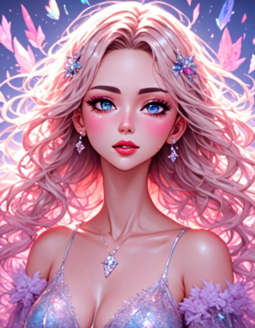 Enhanced Natural Beauty in Digital Art