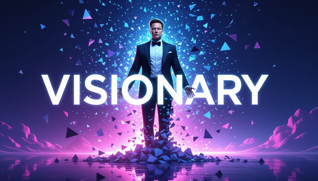 Symbolic Surrealism: Elon's Figure Forms "Visionary" in Digi...