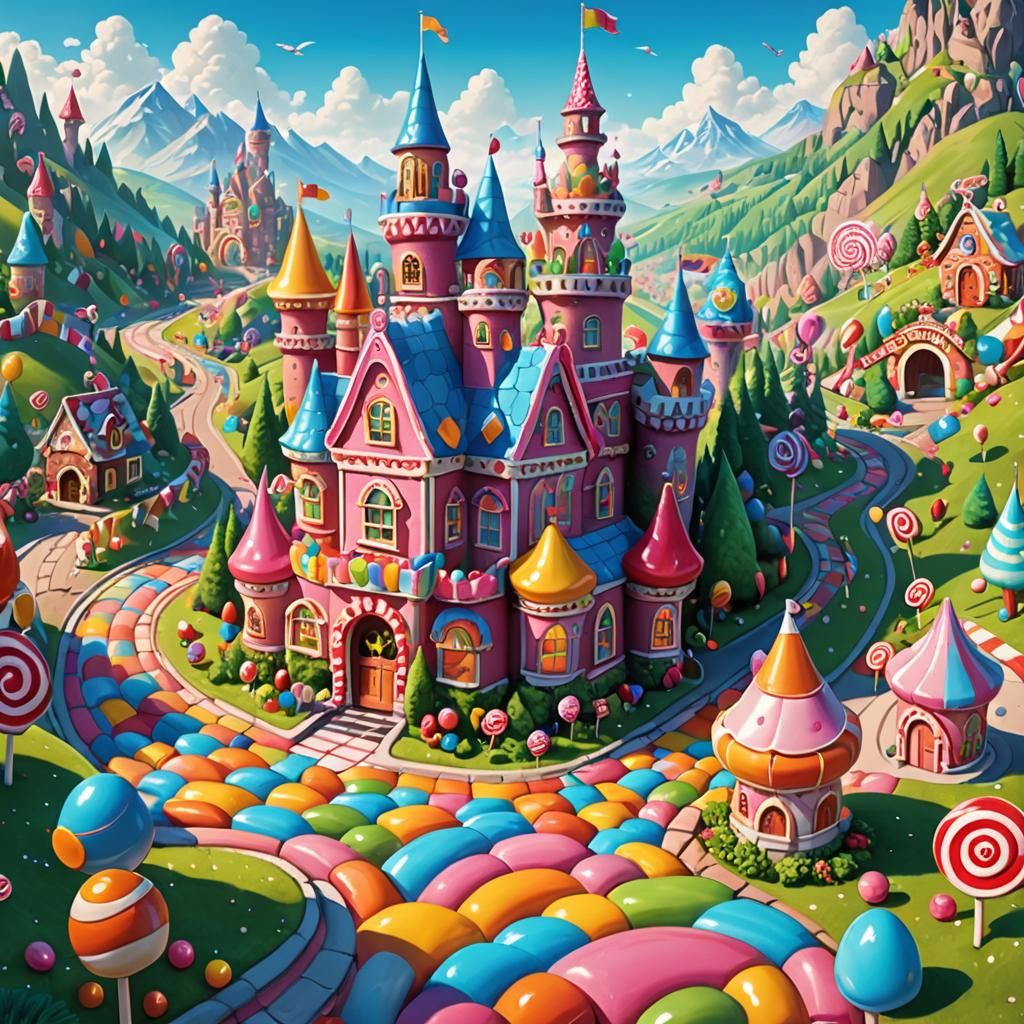 Candy land board game