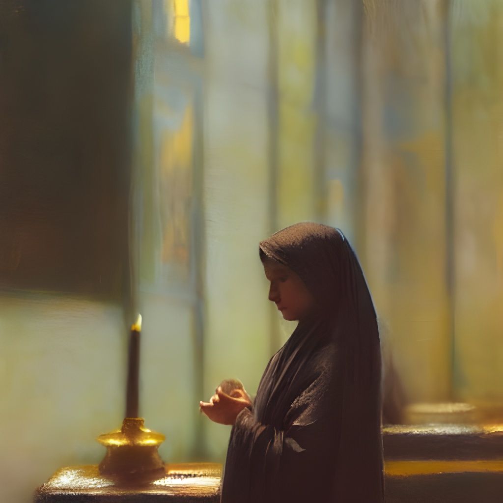 Fasting and praying for the plight of those who are starving