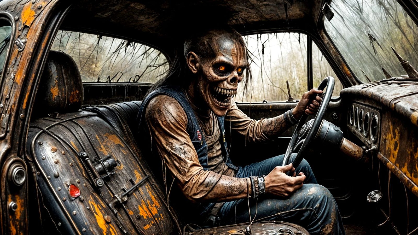 Hot Rod Odd Rods Sticker with Monster Driver