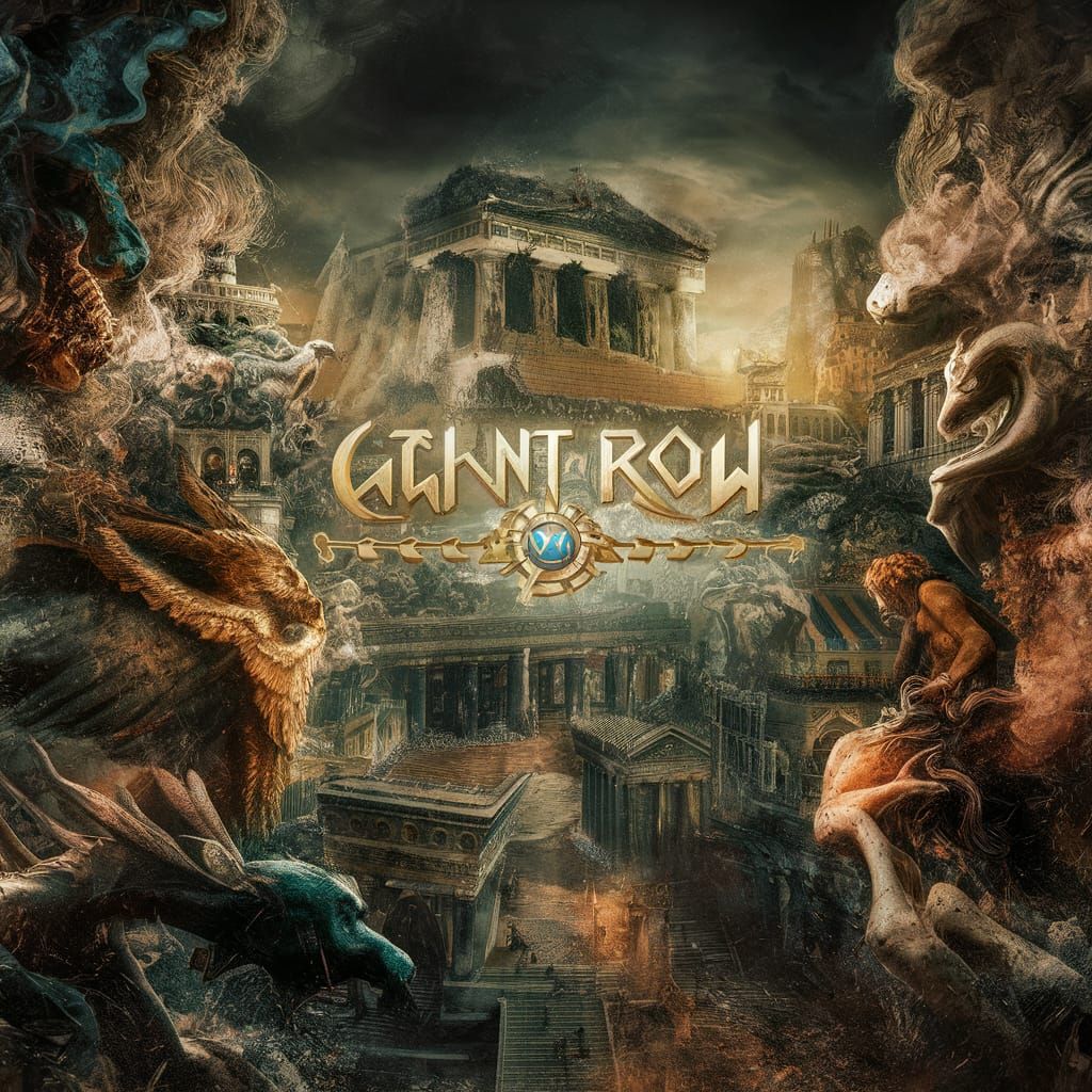 Epic Greek World in Saint Row VI: Digital Matte Painting