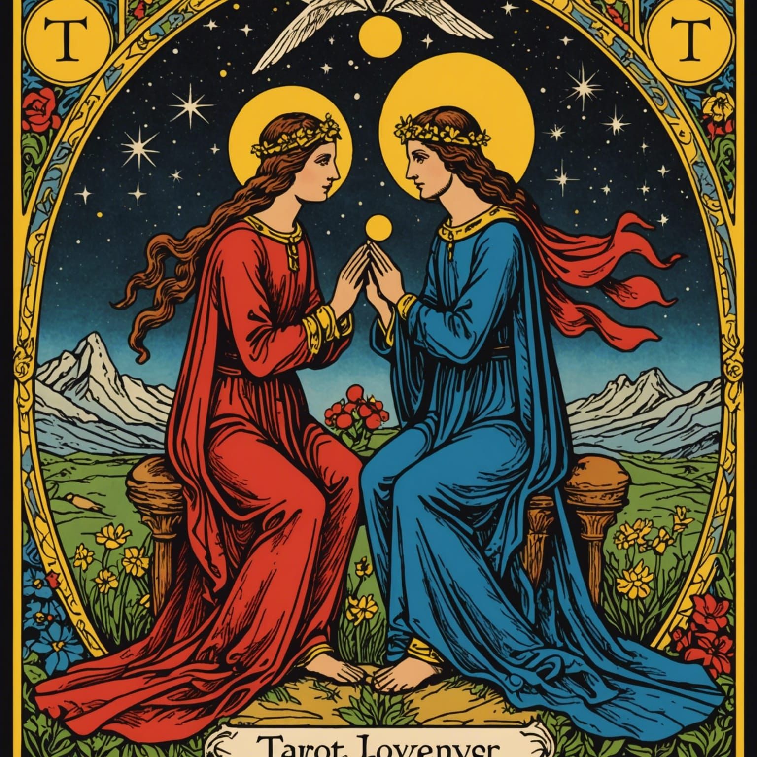 Reversed Lovers Tarot Card in Gemini Cosmos