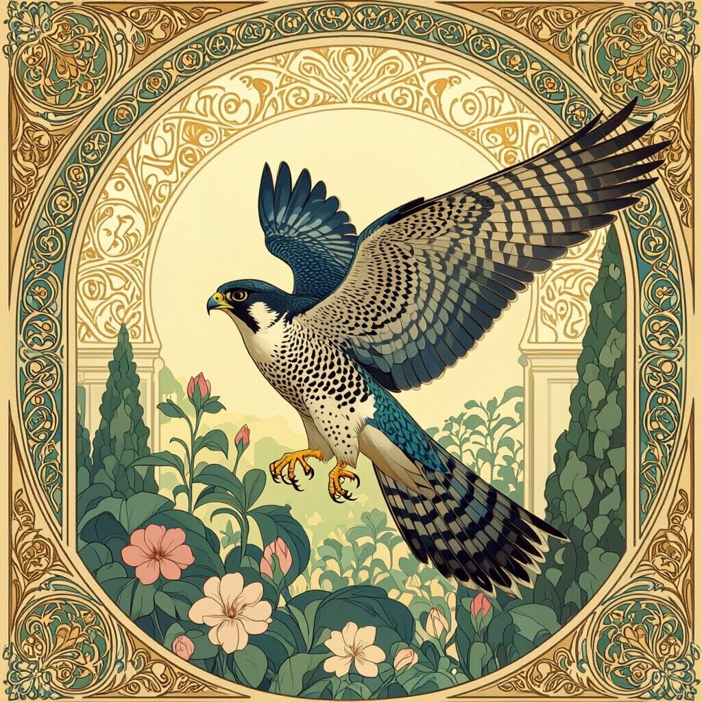 - [ The Falcon, Spirit of the Messenger and my personal totem ] -
