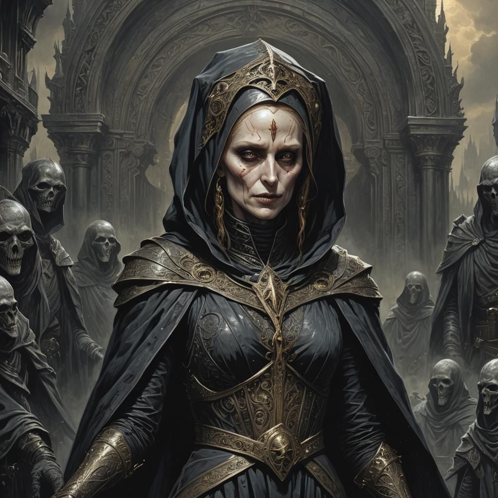 Terrifying Bene Gesserit Sith Crossbreed in Horror Style