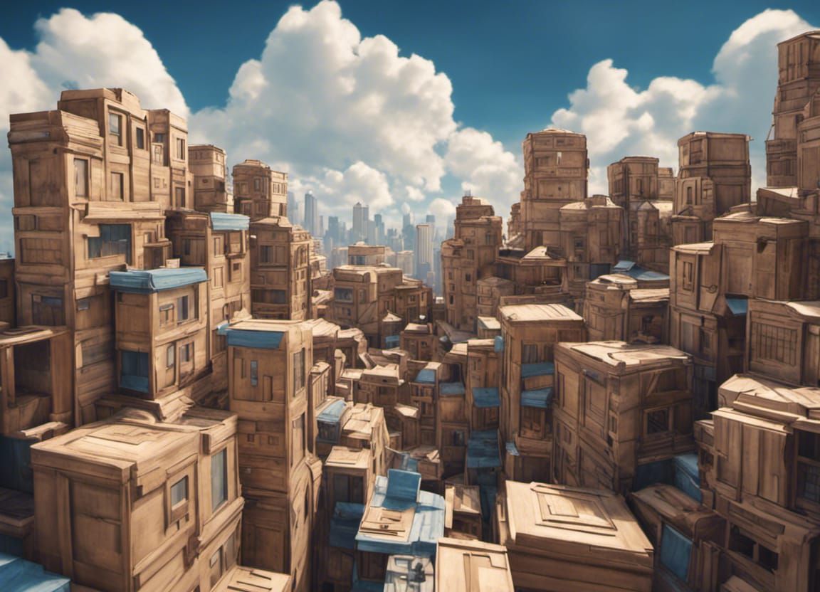 Urban Cardboard Chaos