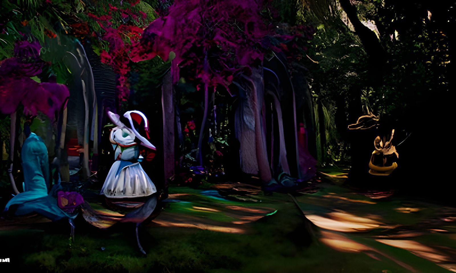 Alice in Wonderland: Surreal 3D Concept Art
