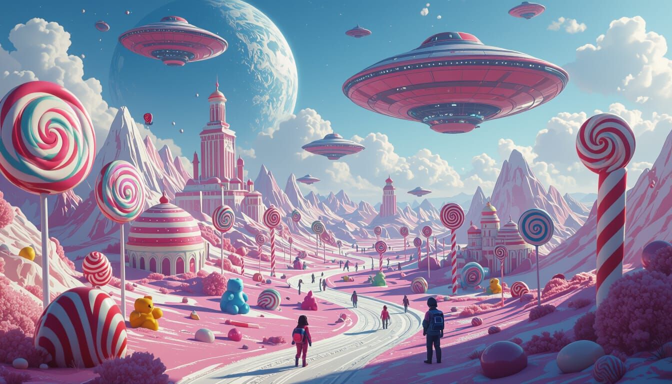 massive, terrifying alien invasion