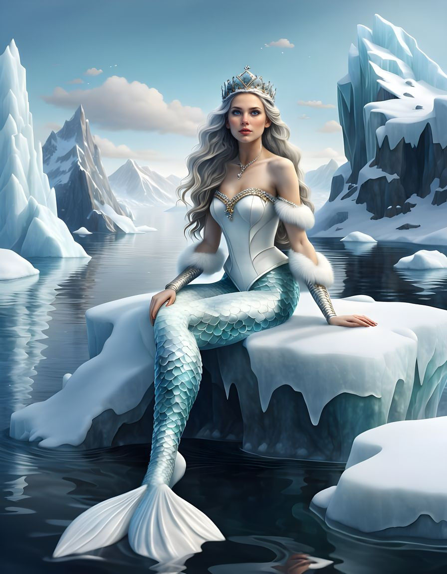 Winter Sea Mermaid Queen