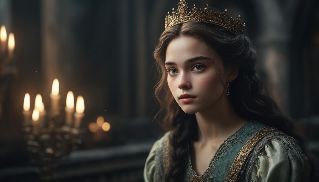 Beautiful Princess Portrait in Photorealistic Style