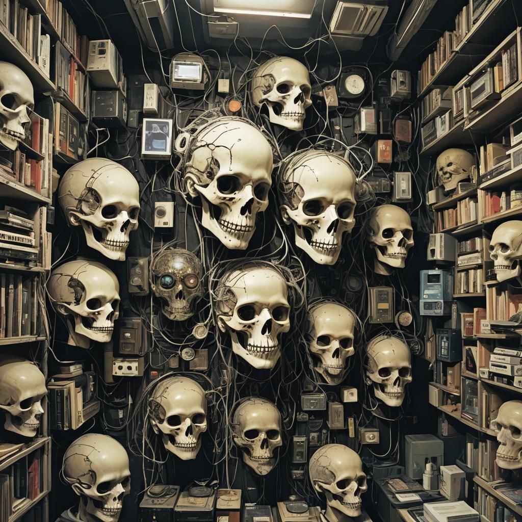 Cyberpunk Hall of Heads: Ethereal Organic Trance