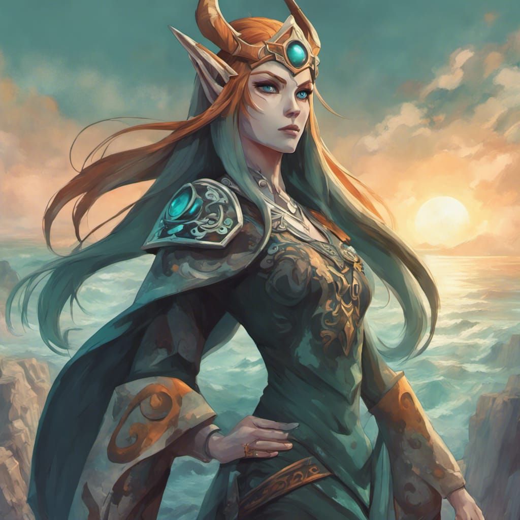 Midna Portrait: Twilight Princess Concept Art