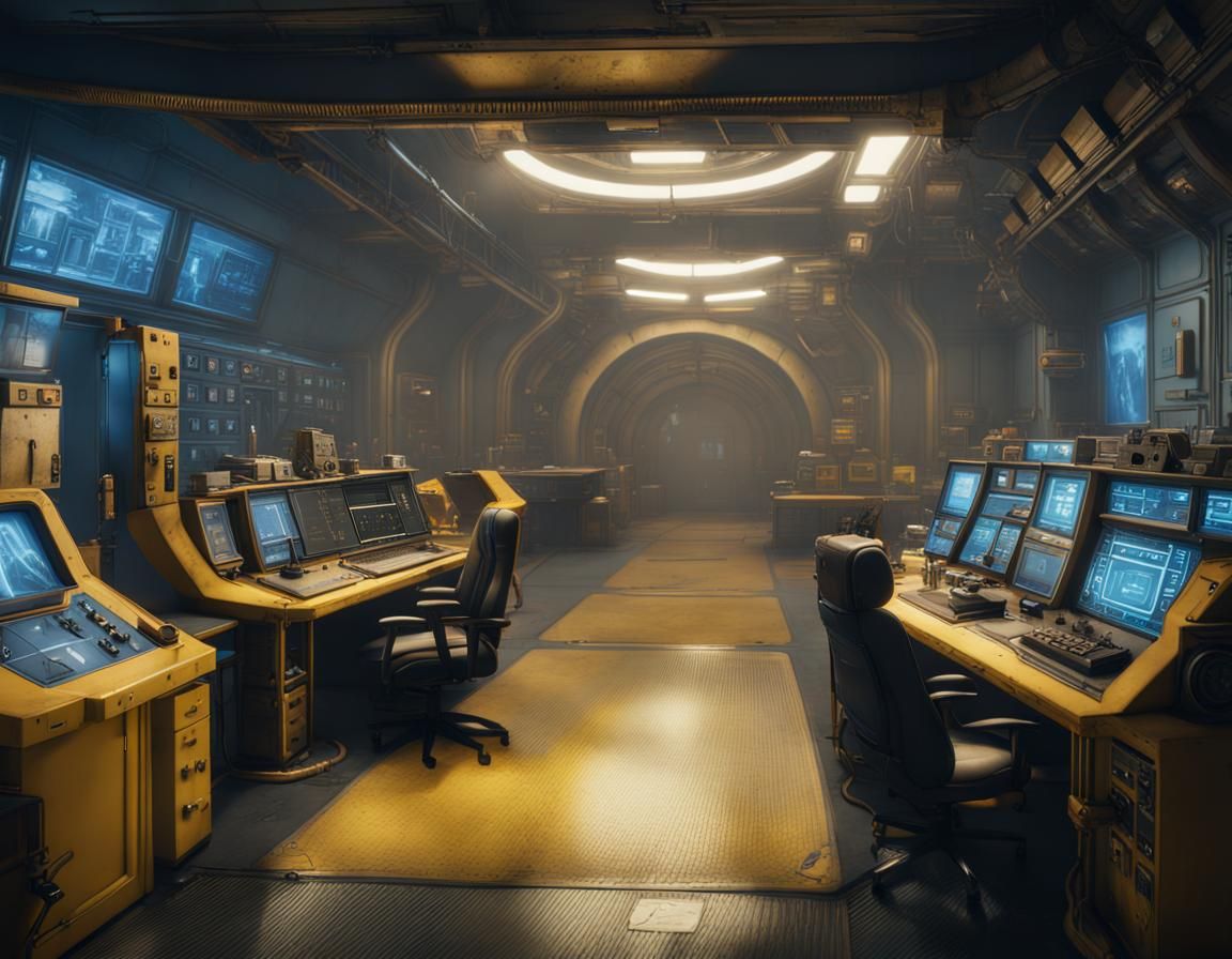 Epic Vault-tec Cinematic Digital Matte Painting