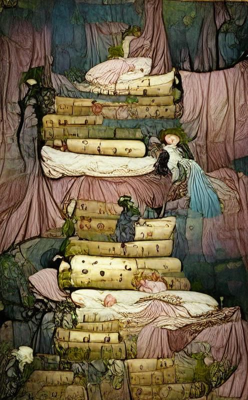 Princess and the Pea: Storybook Illustration